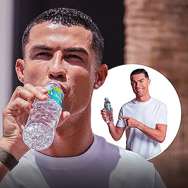 Voda Cristiana Ronalda m do eska: Marketing ve stetu s realitou