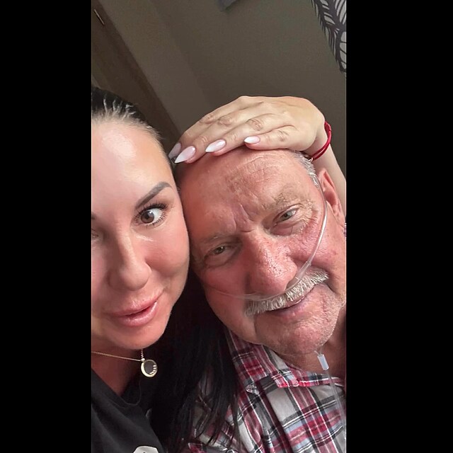 Andrea Ka�p�rkov� s tat�nkem Vladim�rem