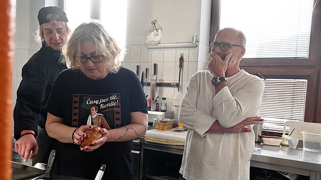 Zden�k Pohlreich v restauraci FlammBeef