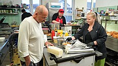 Natáení Ano, éfe! v restauraci U tech kytar