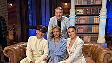 Markéta Konvi�ková s Janem Bendigem a Monikou Bagárovou