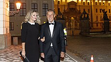 Monika a Andrej Babi�ovi na Pra�ském hrad�