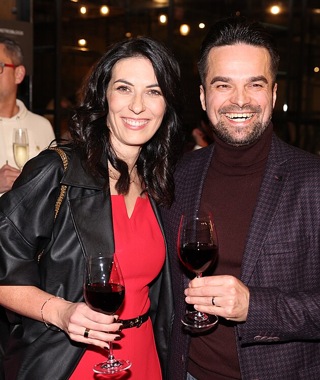 Markta Pekarov Adamov s manelem Tomem