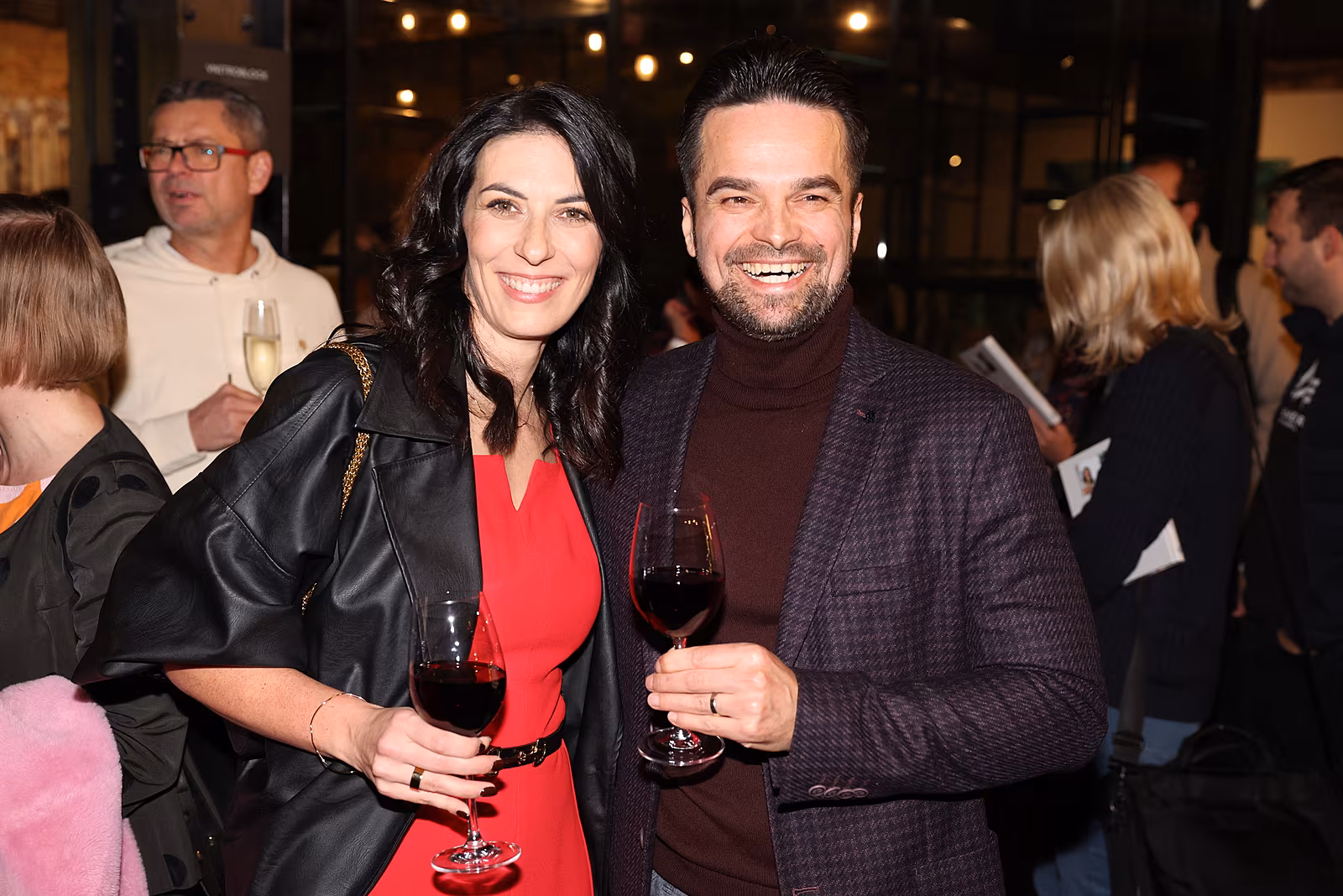 Markta Pekarov Adamov s manelem Tomem