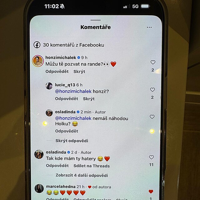 Honzi Mich�lek zval na rande sexy Terezu z Naked Attraction?