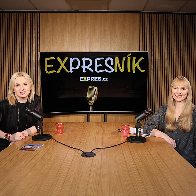 Ji�ina Anna Jandov� na rozhovoru s Petrou Zaj��kovou v Expresn�ku