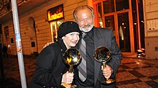 Rudolf Hru�ínský s Janou Maciuchovou