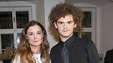 Martina Preissová se synem Matou�em