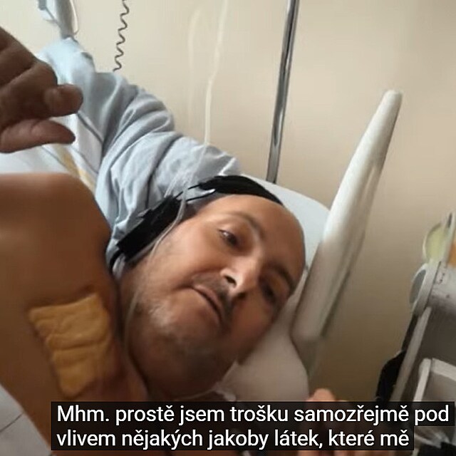 Patrik Hezuck� zase nat��el na nemocni�n�m l��ku.