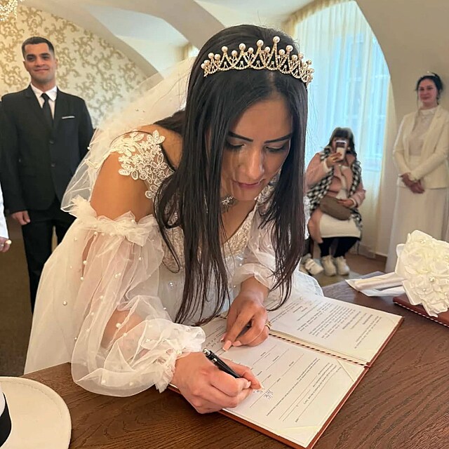 Adriana Ferkov� v Kaplici na ��ad�.