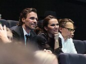 Leo Mare na promítání finále Zrádc