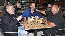 Patrik Hezucký, Milo� Pokorný a Zden�k Pohlreich