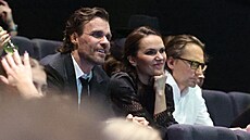 Leo� Mare� na promítání finále Zrádc�