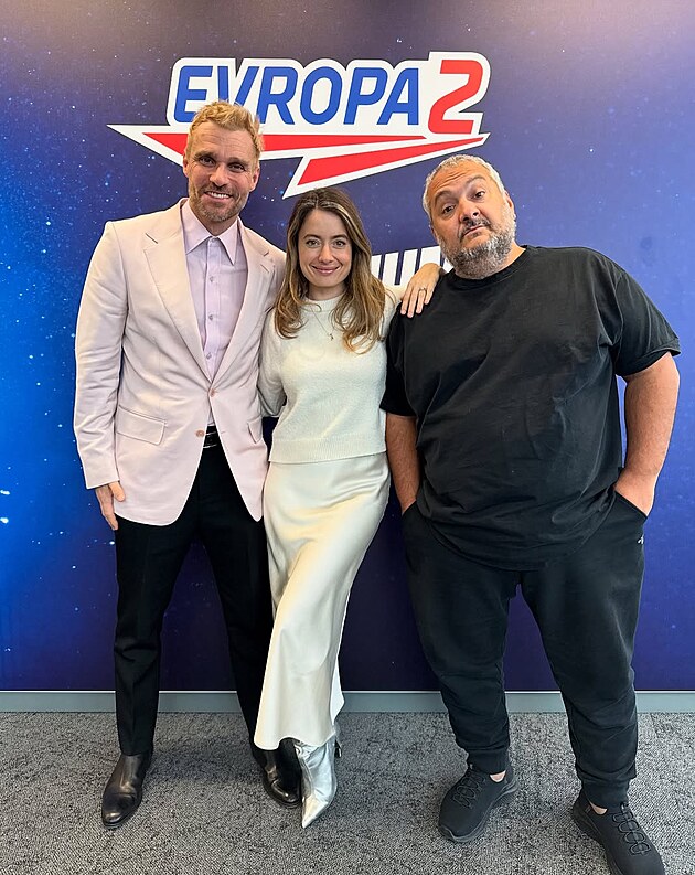 Kate�ina Podrazk� s Leo�em Mare�em a Patrikem Hezuck�m