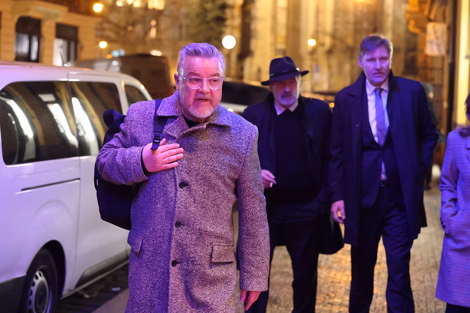 Smute�n� kar za Patrika Hezuck�ho v baru v centru Prahy