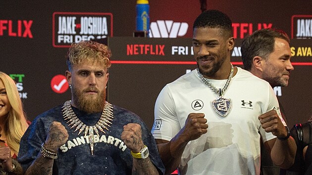 Anthony Joshua a Jake Paul