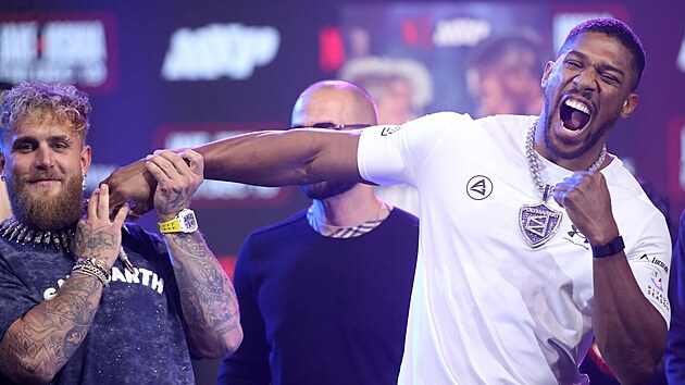 Anthony Joshua a Jake Paul