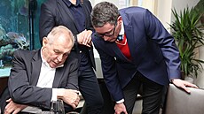 Milo� Zeman, Ji�í Ov�á�ek