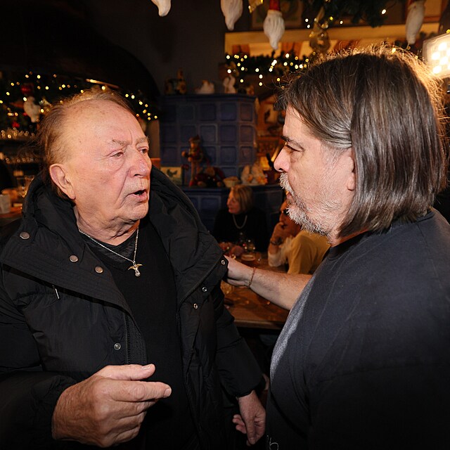 Petr Janda a producent Old�ich Lichtenberg