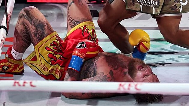 Anthony Joshua knockoutoval Jakea Paula