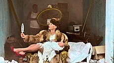 Profilová fotka Petry. P�sobí jako snímek z profesionálního focení z období...