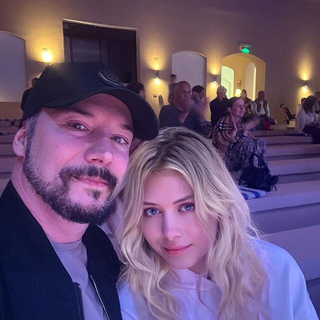 Bohu� Matu� a jeho man�elka Lucie na dovolen� v Egypt�.