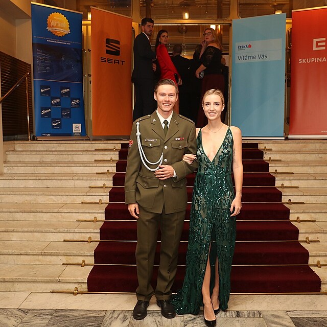 Pavel Masl�k s dnes ji� b�valou man�elkou Nellou