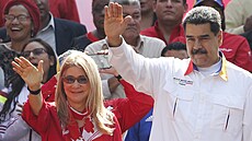 Nicolás Maduro a Cilia Floresová