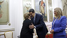 Nicolás Maduro a Cilia Floresová