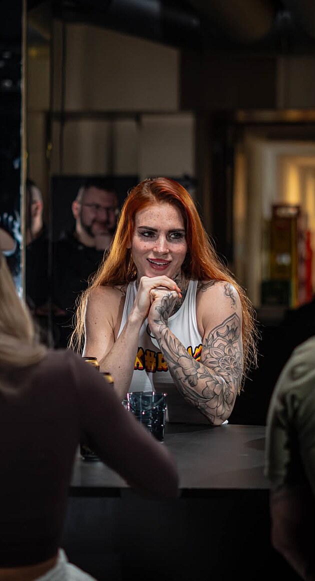 Tereza Osladilov� a Dominika Hor�kov� na Before the Clash, p�ed z�pasem v Brn�...