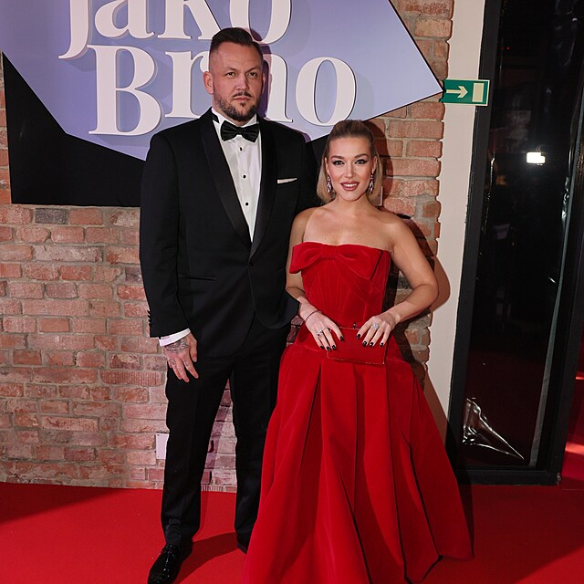 Ples jako Brno 2026: Dominika Myslivcov� s p��telem Jakubem