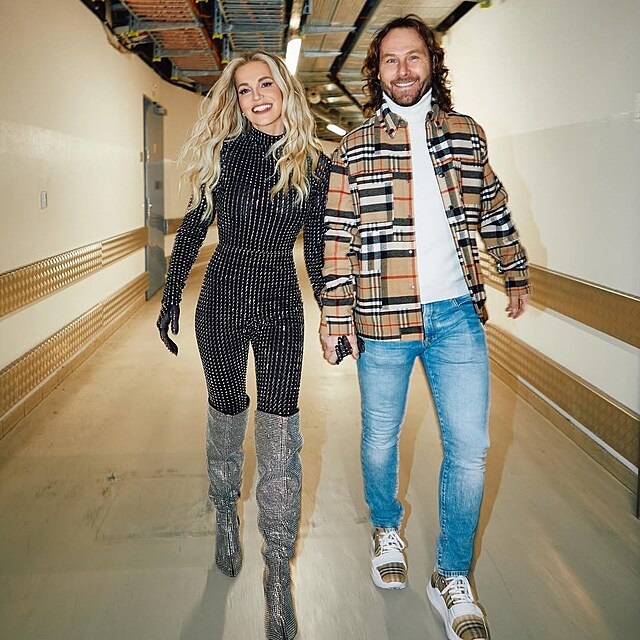 Dara Rolins a Pavel Nedv�d