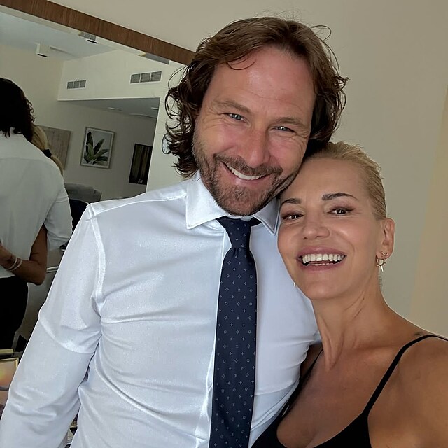 Dara Rolins a Pavel Nedv�d