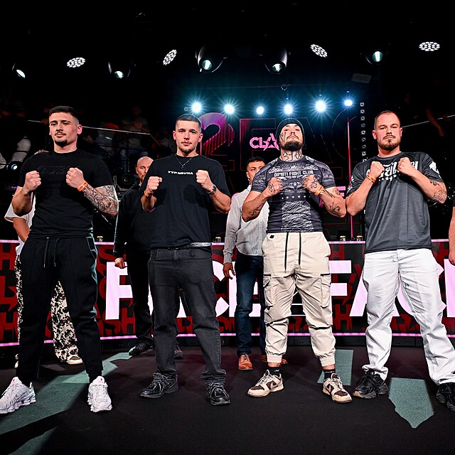 Ond�ej Tomanec alias Masaryk a V�clav Sura alias Soyeros a jejich soupe�i Maty� Kor�be�n� a Nikolas Vesel�