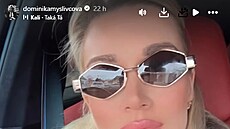 Dominika Myslivcová v luxusním bouráku.