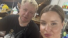 Jakub Horák s p�ítelkyní Evou