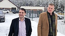 Milo� Zeman p�ijal ve své vile v Lánech Petra Macinku a Filipa Turka. (31....