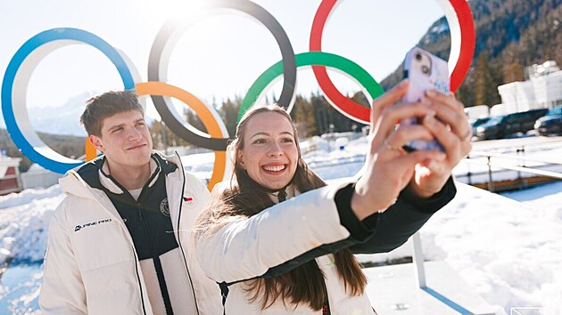 Zelingrová a Chabi�ovský po p�íletu do Cortiny