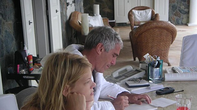 Na�a Marcinková s Jeffreym Epsteinem