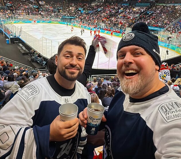 Youtuber Stejk a Martin Moln�r na olympi�d�