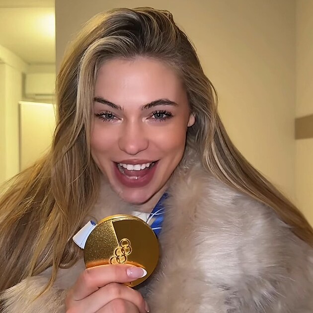 Jutta Leerdam se svou zlatou medail�