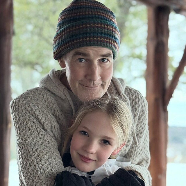 James Van Der Beek se svou dcerou