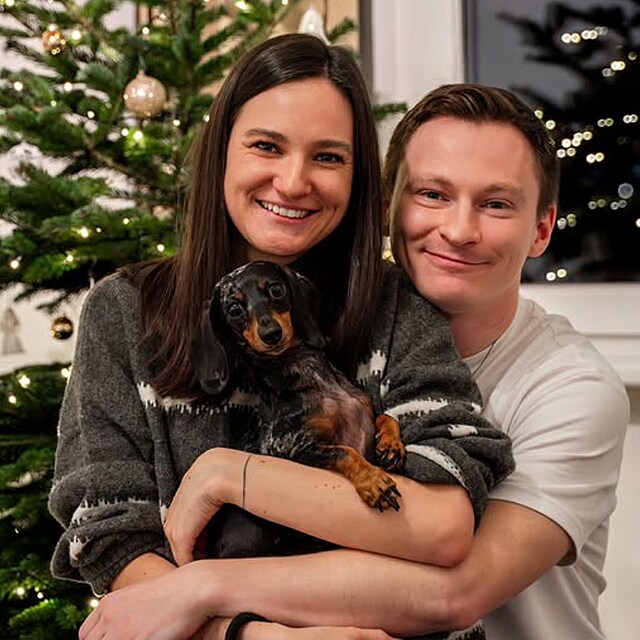 Martin �Mik��� Mikyska s partnerkou Nikolou