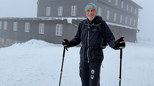 Mirek Topolánek na svahu