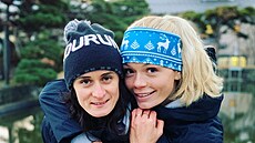 Martina Sáblíková a Nikola Zdráhalová