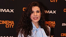 Monika Timková na premié�e filmu Bou�livé vý�iny v IMAX na Fló�e.
