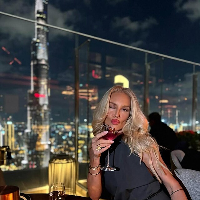 Simona Krainov� v Dubaji