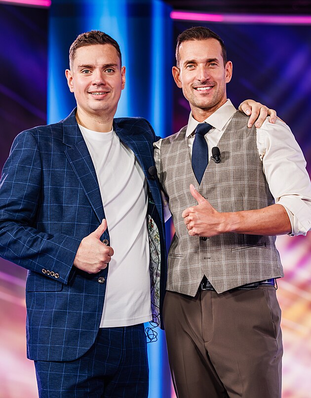 Jakub s tren�rem Martinem