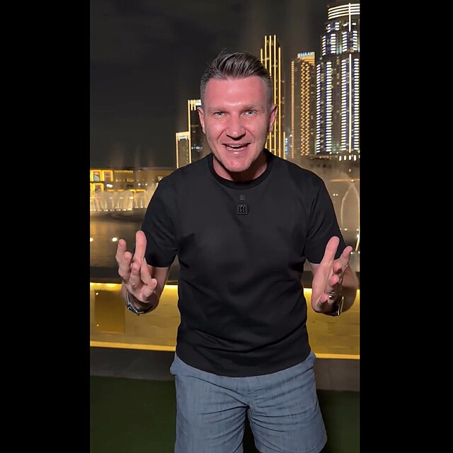 Ji�� Hanousek p�isp�chal s dal��m videem z Dubaje.