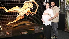 Kamila Nývltová se snoubencem Eddiem